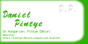 daniel pintye business card